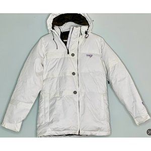 Orage Womens White Insulated Waterproof Ski Snowboard & Snow Jacket Parka